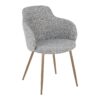Boyne - Contemporary Chair (Set of 2) - Antique Copper / Dark Gray - Image 2
