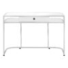 Computer Desk For Home Office, Laptop, Storage Drawers, Contemporary And Modern - White - Image 2