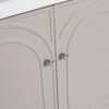 Contemporary Freestanding Bathroom Vanity With White Resin Sink & Soft Close Cabinet Doors - Khaki - Image 18