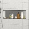 37" X 13" Stainless Steel Shower Niche With Leak Proof Design - Brushed Nickel - Image 2