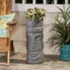 Classic Flower Planter With Magnesium Oxide Material - Stone Gray - Image 5