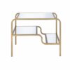 Astrid - Mirrored End Table - Gold - Image 8