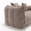 Soft Beanbag Chair With High Resilience Foam Core For Two People - Brown - Image 16