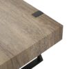 Abitha - Coffee Table With Industrial Powder Coated Metal Legs - Canyon Gray - Image 8