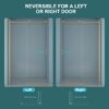 Modern Single Slide Shower Door With 8Mm Tempered Glass And Stainless Steel Frame - Gold - Image 6