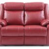 Double Reclining Love Seat - Red - Image 2