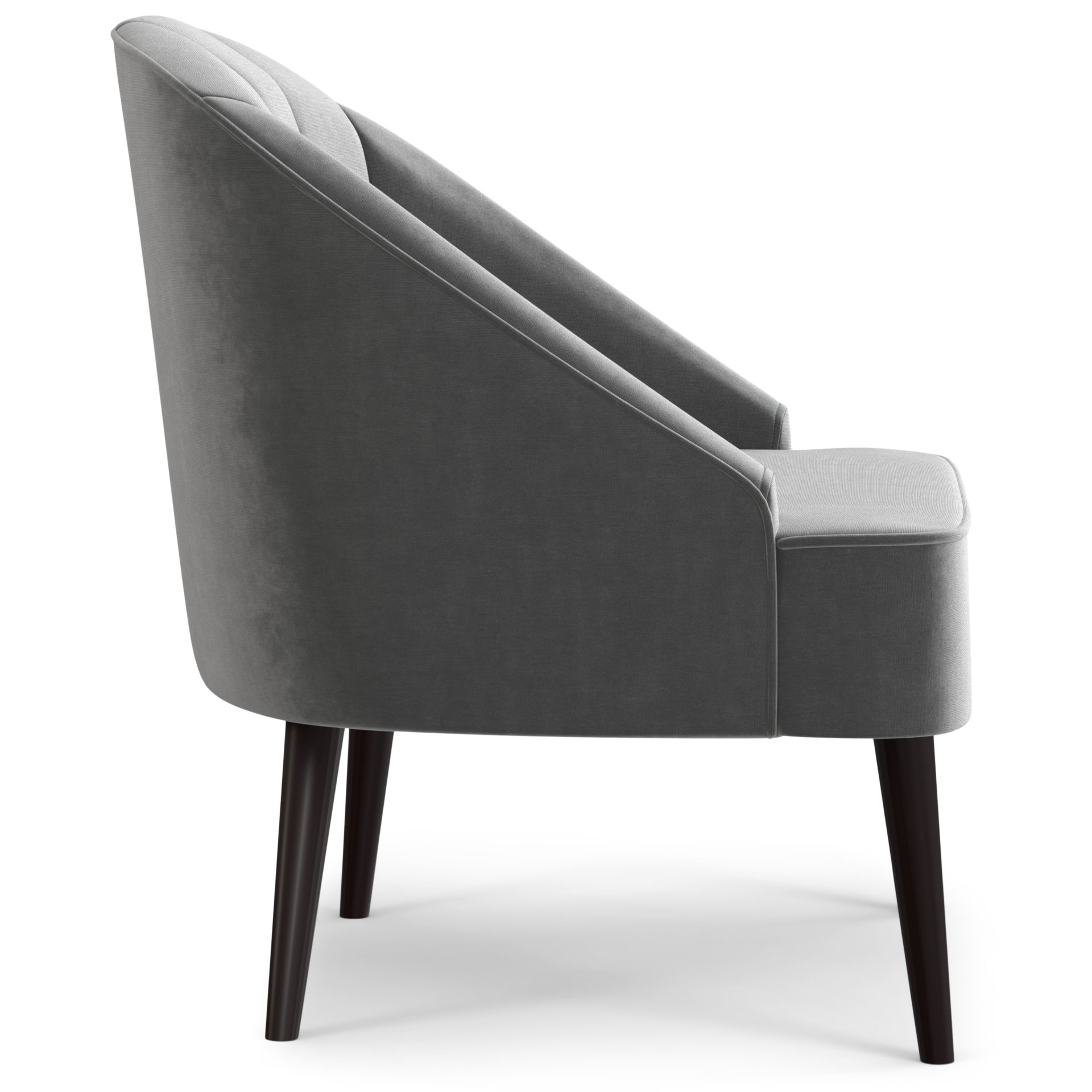 Harrah - Accent Chair - Smoky Gray - Image 3