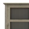 Avalon - High Storage Wine Rack Cabinet - Distressed Gray - Image 4