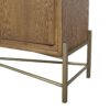 Metal Base Sideboard - Light Brown - Image 3