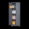 Metal Storage Cabinets, Cleaning Tool Cabinet With Locking Door, Tall Broom Tool Organizer And Storage, Large Storage Cabinet For Kitchen - Gray - Image 20