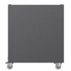 Sturdy Metal Tool Storage Cabinet With Wheels Durable Garage, Office & Home Organizer Steel - White - Image 16