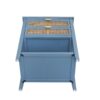 2 Drawer Side Table, Natural Rattan, American Furniture, End Table Suitable For Bedroom, Living Room, Or Study - Blue - Image 15