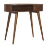 Rounded Writing Desk - Chestnut - Image 14