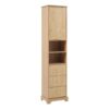 Tall Bathroom Cabinet With 1 Door, 3 Drawers, Open Storage - Wood - Image 11