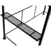 Grill Gazebo 8X5Ft, Outdoor Patio Canopy, Bbq Shelter With Steel Hardtop And Side Shelves - Black - Image 16