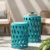Selen - Side Table - Teal - Image 6