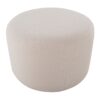 Large Round Pouf - Knitted Beige - Image 2