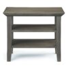 Acadian - Narrow Side Table - Farmhouse Gray - Image 2