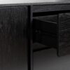 Scandi - Sideboard With Beveled Drawers - Black - Image 2