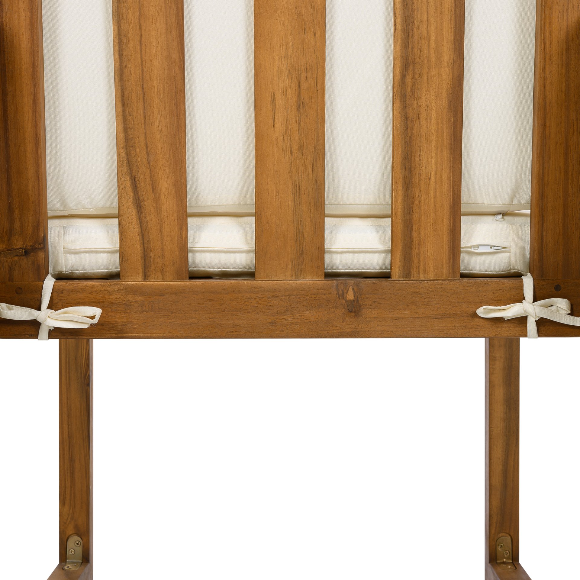 5 Piece Outdoor Patio Dining Set With 4 Armchairs And Table - Beige - Image 26