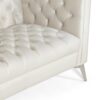 Contemporary 3 Seater Sofa & Button Tufted Design - Beige - Image 10