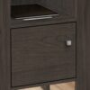 Accent Nightstand Side Table, Storage, Transitional - Oak - Image 5