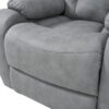 35.4" Electric Power Lift Recliner Chair, Fabric Recliner Chair, Home Theater Seating, Living Room Chair, Side Pocket, Remote Control - Light Gray - Image 19