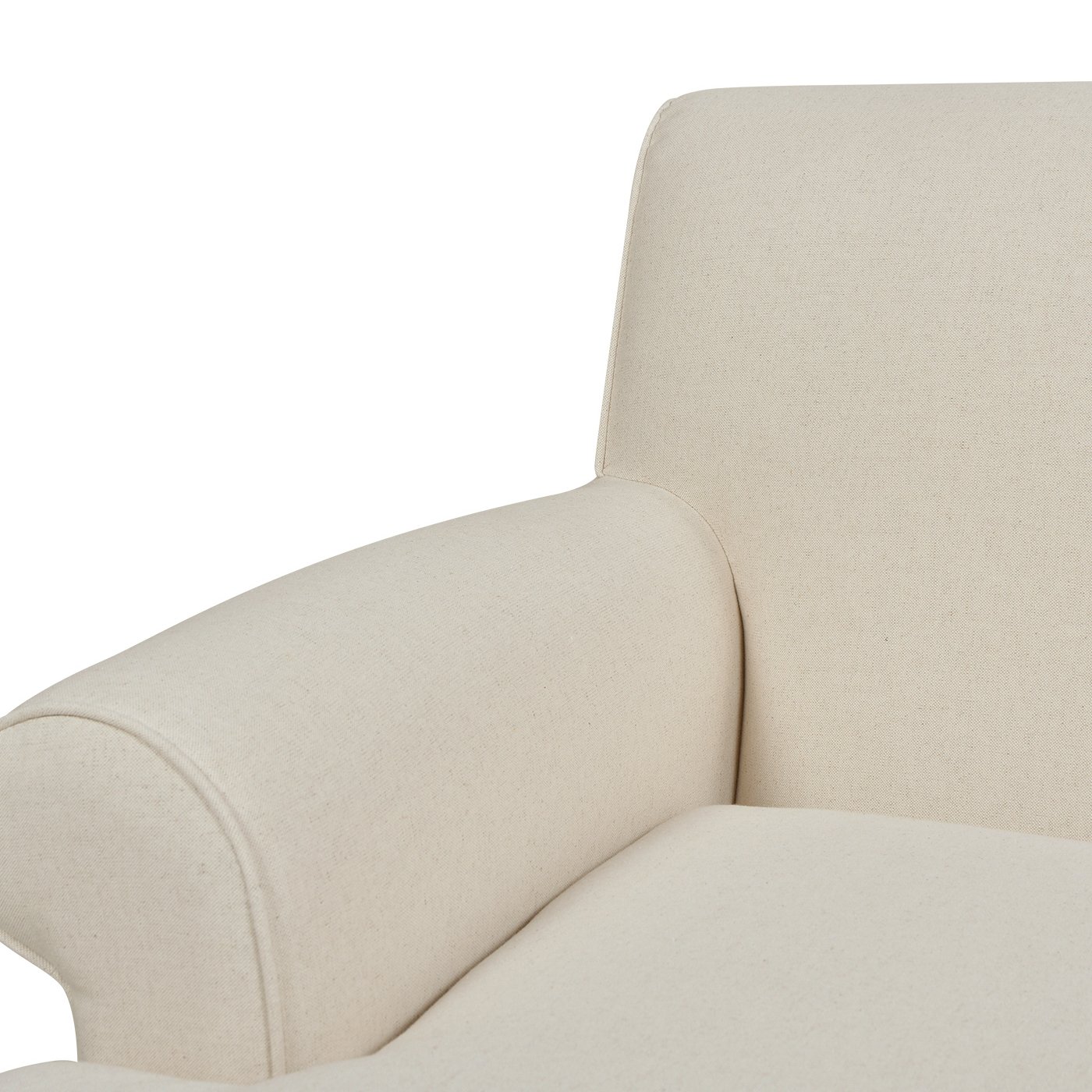 Alana Lawson - Accent Arm Chair Metal Casters - Light Beige - Image 3
