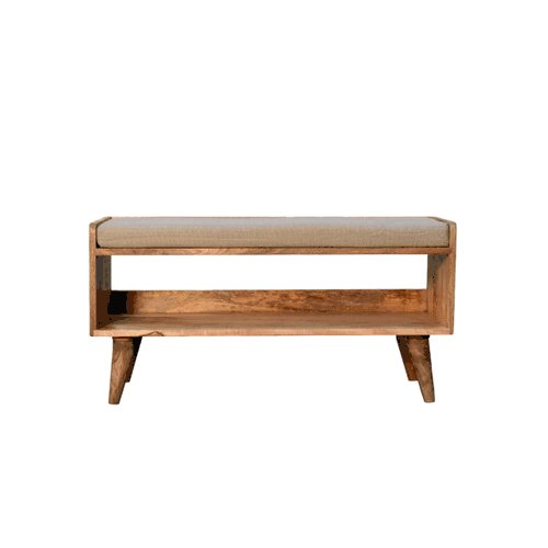Nordic Style Storage Bench - Oak - Image 19