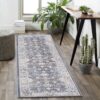 Payas - 2' X 8' Traditional Runner Rug - Blue - Image 2