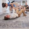 Payas - 2' X 8' Traditional Runner Rug - Brown / Beige - Image 3