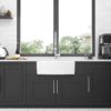 Sink 24" Apron Front Single Bowl With Arch Edge For Kitchen - White - Image 6