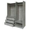 Open Wardrobe Storage For Bedroom - Gray - Image 5