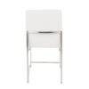 Fuji - Contemporary High Back Dining Chair (Set of 2) - White - Image 5
