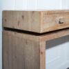 Rustic Wood Console Table With 3 Drawers Entryway Table For Hallway, Foyer, Or Office - Natural / Natural & Light Brown / Natural Wood / Natural Wood Wash / Natural / Rustic - Image 13