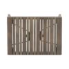 Temptation - Outdoor Foldable Side Table With Slat Design - Gray - Image 7