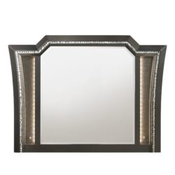 Kaitlyn - Mirror With LED - Silver Gray