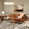 Knox - Modern Farmhouse Sofa - Burnt Orange - Image 5