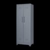 Metal Storage Cabinets, Cleaning Tool Cabinet With Locking Door, Tall Broom Tool Organizer And Storage, Large Storage Cabinet For Kitchen - Gray - Image 26