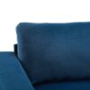 Modern Square Arm Sofa With Soft Velvet Upholstery, Deep Cushions, Sturdy Legs - Navy Blue - Image 14
