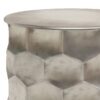 Whitney - Metal Storage Side Table - Antique Silver - Image 2