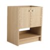 Modern 30'' Freestanding Bathroom Vanity With 2 Soft Closing Doors, (Excluding Sink) - Oak - Image 12