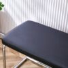 Shoe Changing Bench With Silver Metal Legs For Versatile Use - Black - Image 17