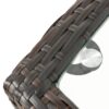 Trenton - Outdoor Side Table With Glass Top - Brown Rattan - Image 10
