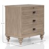 3 Drawer Nightstand - Sand - Image 6
