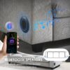 Sectional With Bluetooth Speaker Comfy Cloud Couch Set With Drop Down Table Cup Holders, USB Charger Storage Armrest Wide Seat Sofa - Gray - Image 18