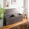 Dean - Farmhouse Storage Bench With Extra Storage 47 Inch - Gray - Image 2