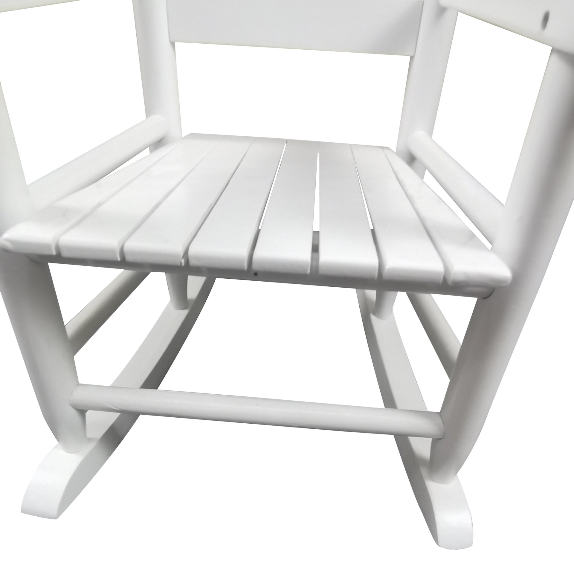 Children's Rocking Chair Indoor Or Outdoor, Suitable For Kids, Durable - White - Image 9