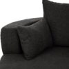 360 Degree Swivel Accent Barrel Chair With Removable Pillows - Black - Image 20