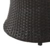 Thrive - Hourglass Rattan Table With No Glass Top - Brown Multi - Image 7